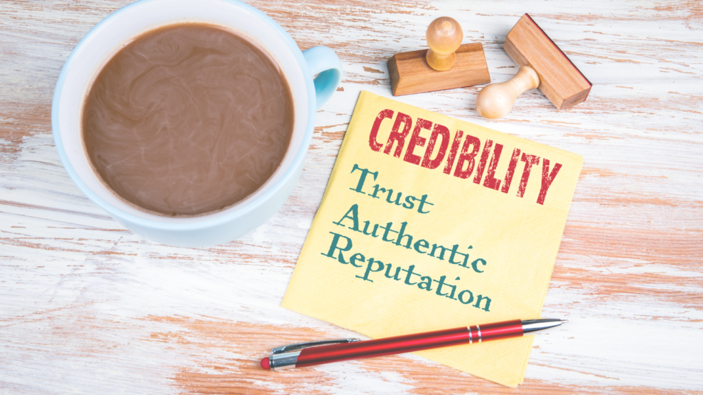 increase your credibility